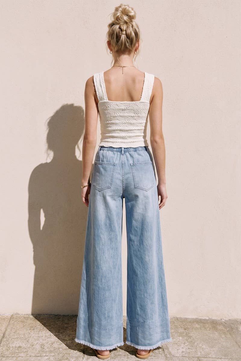 TEXTURED STRETCH KNIT TANK TOP