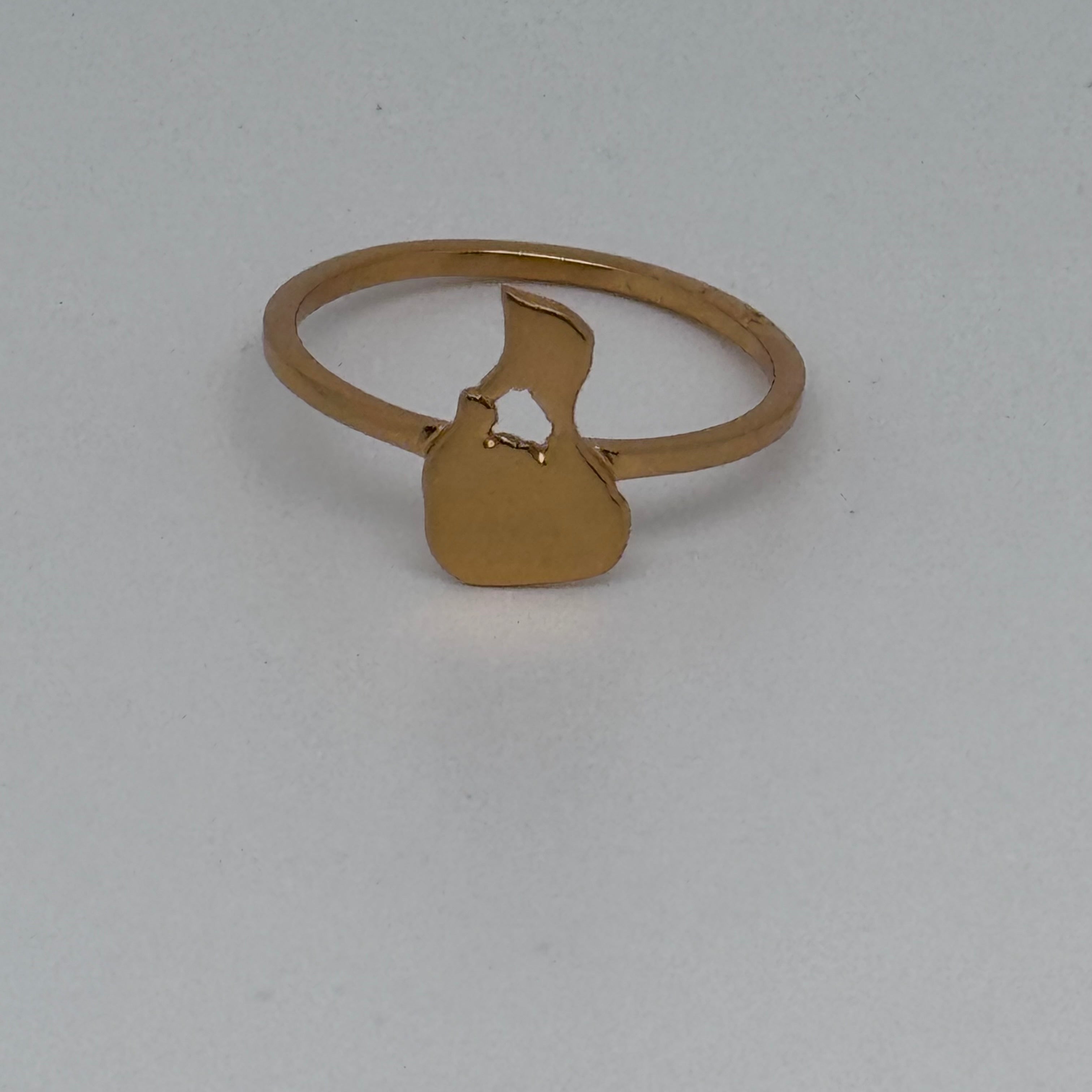 ISLAND RING - GOLD VERMEIL