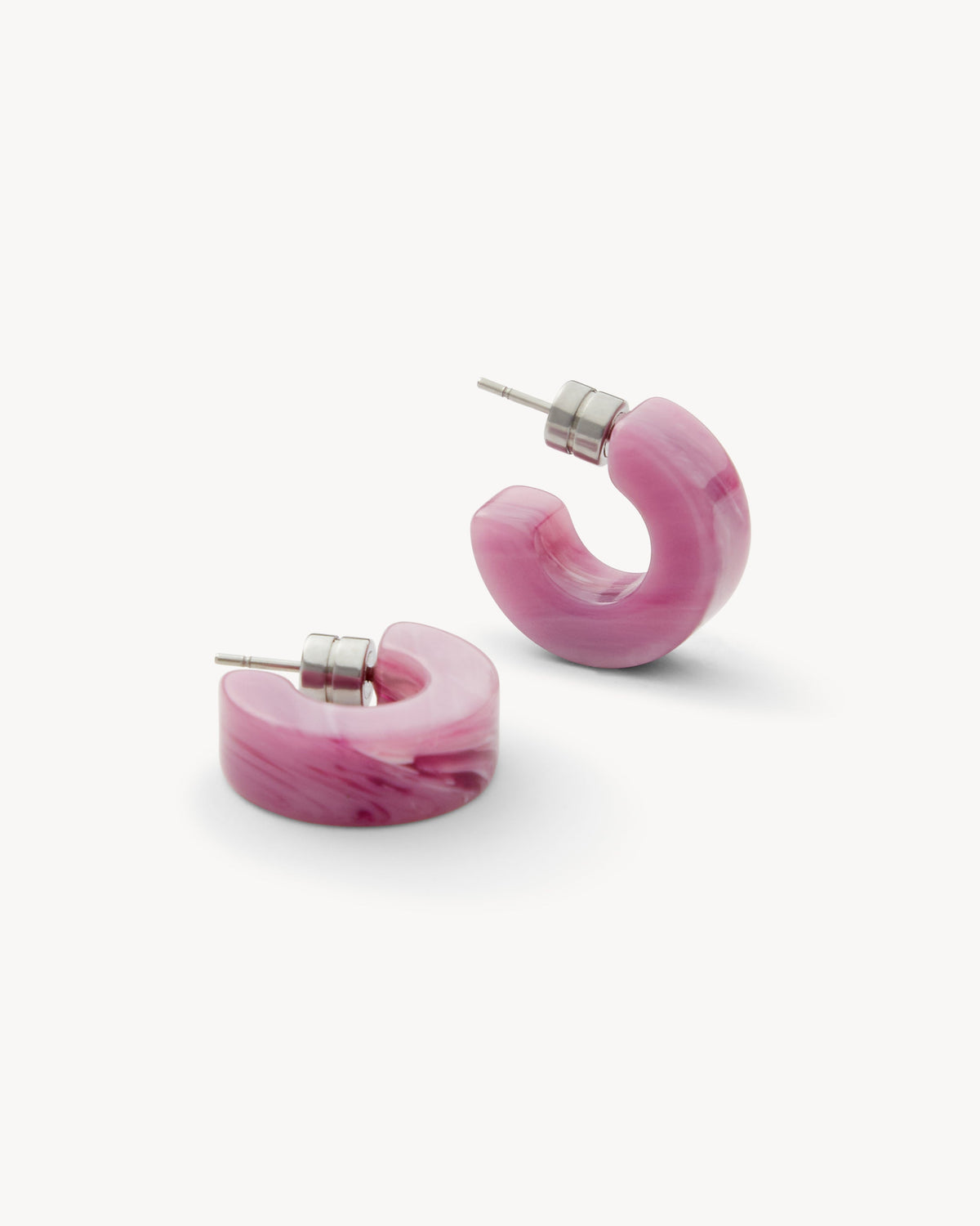 Muse Hoops in Orchid
