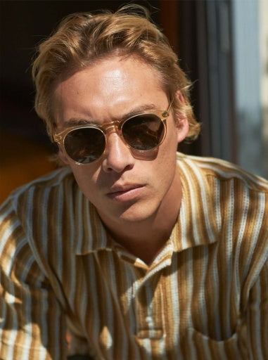 REMMY - CHAMPAGNE CRYSTAL / GREEN POLARIZED