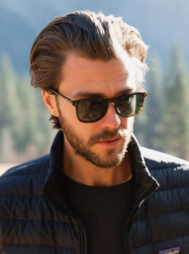 WILEY - BRINDLE TORTOISE/GREEN POLARIZED